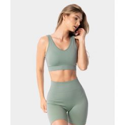 Biustonosz sportowy bezszwowy damski Simply Seamless Carpatree. Zielone bielizna sportowa Carpatree, xs, bez wzorów. Za 89.99 zł.