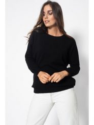 Perfect Cashmere Kaszmirowy sweter "Molly" w kolorze czarnym rozmiar: M. Czarne swetry Perfect Cashmere, m, bez wzorów, z kaszmiru, bez ramiączek. Za 281.10 zł.