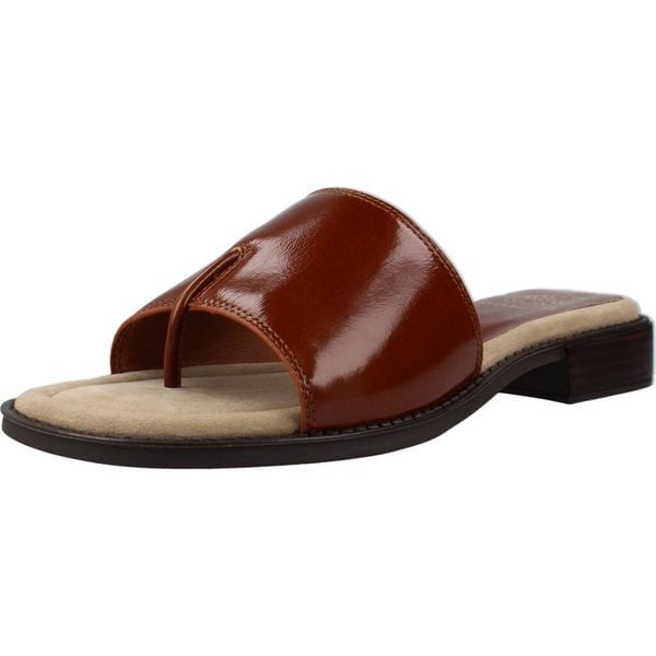 Sandały UNISA SANDALIA ABIERTA Brązowy. Brązowe sandały Unisa, bez wzorów, ze skóry, bez obcasa, bez zapięcia. Za 408.99 zł.
