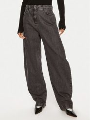Patrizia Pepe Jeansy 8P0641 D1WZN K458 Czarny Relaxed Fit. Czarne jeansy Patrizia Pepe, bez wzorów. Za 799.99 zł.