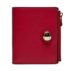 Mały Portfel Damski Furla. Czerwone portfele Furla, bez wzorów. Za 479.99 zł.