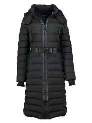 Geographical Norway Płaszcz pikowany "Eleonor" w kolorze czarnym rozmiar: XL. Czarne płaszcze Geographical Norway, xl, bez wzorów, z tkaniny, bez kaptura. Za 377.64 zł.