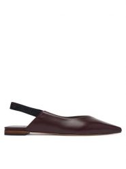 Max Mara Baleriny Mxacrea 2614521431600 Bordowy. Czerwone baleriny Max Mara, bez wzorów, ze skóry, bez obcasa. Za 2,239.00 zł.