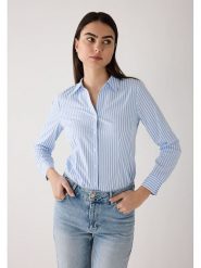 More & More Bluzka w kolorze błękitno-białym rozmiar: 46. Niebieskie bluzki More & More, bez wzorów, bez kołnierzyka, bez ramiączek. Za 173.99 zł.