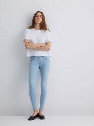 MAVI Dżinsy "Lexy" - Skinny fit - w kolorze błękitnym rozmiar: W29/L27. Niebieskie jeansy Mavi, l, bez wzorów. Za 139.95 zł.