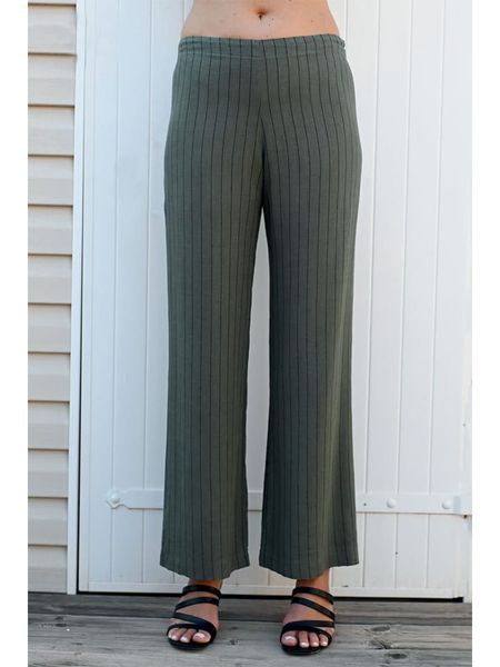 Bleu d'Azur Spodnie "Nelson" w kolorze khaki rozmiar: 42. Brązowe spodnie materiałowe Bleu d'Azur, na co dzień, w ażurowe wzory, z materiału, z standardowym stanem. Za 148.61 zł.