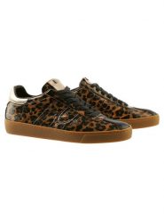 Högl Skórzane sneakersy w kolorze brązowo-jasnobrązowo-czarnym rozmiar: 38. Brązowe trampki Högl, bez wzorów, bez zapięcia. Za 333.81 zł.
