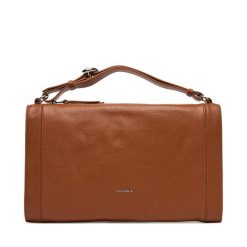Torebka Coccinelle. Brązowe torebki klasyczne Coccinelle, bez wzorów, bez dodatków. Za 1,499.00 zł.