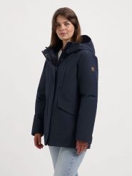 TRAVELIN' Parka "Lisbet" w kolorze granatowym rozmiar: onesize. Niebieskie parki Travelin', bez kaptura. Za 522.14 zł.
