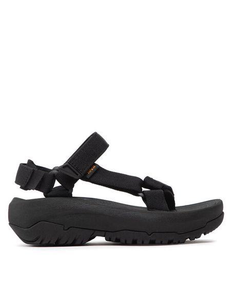 Teva Sandały Hurricane Xlt2 Ampsole 1131270 Czarny. Czarne sandały Teva, bez wzorów, z materiału, bez obcasa, bez zapięcia. Za 259.99 zł.