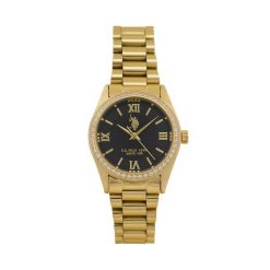 Zegarek U.S. Polo Assn. Żółte zegarki U.S. Polo Assn., złote. Za 479.99 zł.