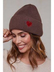 Soft Cashmere Czapka w kolorze brązowym rozmiar: onesize. Brązowe czapki Soft Cashmere, bez wzorów, z kaszmiru. Za 140.20 zł.