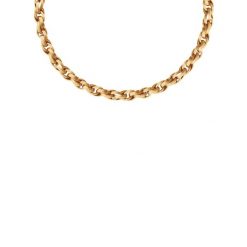 Naszyjnik Łańcuch No.2 pozłacany, 40 cm. Żółte naszyjniki Lilou, pozłacane. Za 336.00 zł.