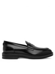 Dolce&Gabbana Lordsy CM0078 A1203 Czarny. Czarne lordsy Dolce&Gabbana, bez wzorów, ze skóry, bez obcasa, bez zapięcia. Za 2,429.00 zł.