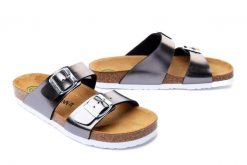 DR. BRINKMANN 700993-9 anthrazit, klapki profilaktyczne damskie. Szare klapki Dr. Brinkmann, bez wzorów, bez obcasa. Za 204.90 zł.