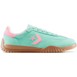 Adidasy Converse Run Star Trainer Suede, Dla obu płci. Zielone obuwie sportowe Converse, z tkaniny, bez zapięcia. Za 490.00 zł.