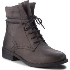 Botki TAMARIS - 1-25111-21 Anthracite 214. Szare botki Tamaris, bez wzorów, z materiału, bez obcasa, bez zapięcia. W wyprzedaży za 249.00 zł.