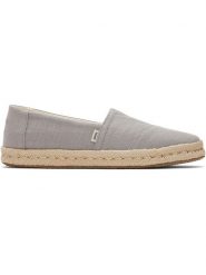 TOMS Espadryle w kolorze szarym rozmiar: 40. Szare espadryle Toms, bez wzorów, bez obcasa, bez zapięcia. Za 193.24 zł.
