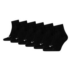 Puma Skarpety Quarter Plain 3-Pack 93858906. Czarne skarpety Puma, bez wzorów. Za 49.99 zł.