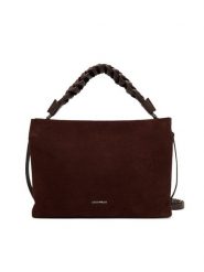 Coccinelle Torebka P6P Boheme Suede Bimaterial E1 P6P 19 02 01 Brązowy. Brązowe torebki klasyczne Coccinelle, bez wzorów, ze skóry, bez dodatków. Za 1,699.00 zł.