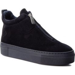 Botki GANT - Marie 17553941 Marine G69. Niebieskie botki GANT, bez wzorów, z materiału, bez obcasa, bez zapięcia. W wyprzedaży za 349.00 zł.