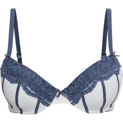 Biustonosz usztywniany bonprix ecru-niebieski. Biustonosze bonprix. Za 32.99 zł.