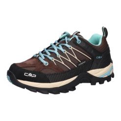 Buty trekkingowe damskie CMP RIGEL LOW skóra wodoodporne. Brązowe trekkingi CMP, ze skóry, trekkingowe. Za 429.99 zł.