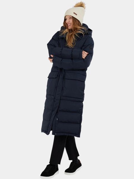 Płaszcz Zimowy Damski Fundango Sabina. Czarne płaszcze FUNDANGO, na zimę, xl, bez wzorów, z materiału, bez kaptura. Za 499.00 zł.