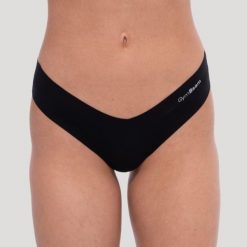 Figi damskie bezszwowe Comfy 3Pak. Czarne figi GYMBEAM, xs, bez wzorów, z elastanu. Za 80.90 zł.