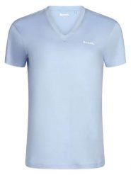 Bench Koszulka "Bellatrix" w kolorze błękitnym rozmiar: 36. Niebieskie bluzki Bench, bez wzorów, z bawełny, bez kołnierzyka, bez ramiączek. Za 37.30 zł.