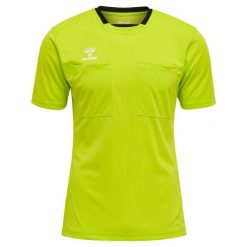 Hummel Koszulka sędziowska arbitra sędzia Referee Chevron Jersey. Zielone bluzki Hummel, s, bez wzorów, z jersey, sportowe, bez kołnierzyka, bez ramiączek. Za 109.00 zł.