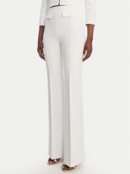 Elisabetta Franchi Spodnie materiałowe PA-171-61E2-V320 Biały Regular Fit. Białe spodnie materiałowe Elisabetta Franchi, bez wzorów, z materiału. Za 1,359.00 zł.