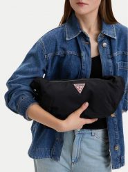 Guess Jeans Torebka CWBEO-GUESS-XC-008-10 Czarny. Czarne torebki klasyczne Guess Jeans, z aplikacjami, z jeansu, bez dodatków. Za 169.99 zł.