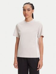Adidas T-Shirt Essentials 3-Stripes JE1237 Beżowy Regular Fit. Brązowe t-shirty Adidas, xs, bez wzorów, z bawełny, bez kołnierzyka, bez ramiączek. Za 119.99 zł.