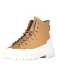 Geographical Norway Botki "Opallad" w kolorze jasnobrązowym rozmiar: 36. Brązowe botki Geographical Norway, bez wzorów, bez obcasa, bez zapięcia. Za 158.10 zł.