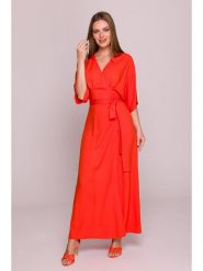 Stylove Sukienka w kolorze czerwonym rozmiar: M. Czerwone sukienki Stylove, m, bez wzorów, z wiskozy, bez kołnierzyka, bez ramiączek, maxi. Za 274.95 zł.