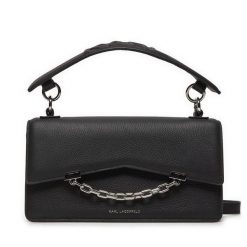 Torebka KARL LAGERFELD. Czarne torebki klasyczne KARL LAGERFELD, bez wzorów, bez dodatków. Za 1,299.00 zł.