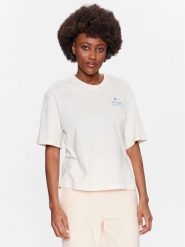 Mustang T-Shirt Audrey 1013397 Écru Regular Fit. T-shirty Mustang, s, bez wzorów, z bawełny, bez kołnierzyka, bez ramiączek. Za 69.99 zł.