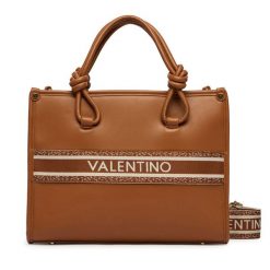 Torebka Valentino. Brązowe torebki klasyczne Valentino, bez wzorów, bez dodatków. Za 609.99 zł.