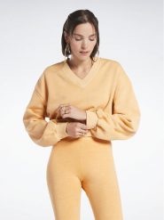 Reebok Bluza Reebok Classics Natural Dye Sweatshirt HS4739 Pomarańczowy Cropped Fit. Brązowe bluzy Reebok, xs, bez wzorów, z bawełny, bez kaptura. Za 159.99 zł.