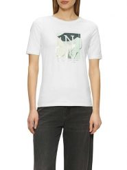 S.OLIVER RED LABEL Koszulka w kolorze białym rozmiar: 44. Białe bluzki s.Oliver RED LABEL, s, bez wzorów, bez kołnierzyka, bez ramiączek. Za 37.38 zł.