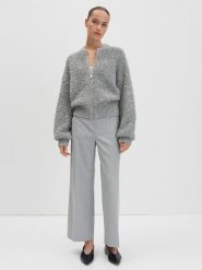 Someday Spodnie "Cevil" w kolorze jasnoszarym rozmiar: 36. Szare spodnie materiałowe someday., bez wzorów, z materiału, z podwyższonym stanem. Za 117.99 zł.