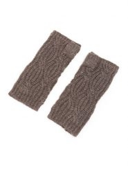 Perfect Cashmere Kaszmirowe mitenki "Jelo" w kolorze brązowym rozmiar: onesize. Brązowe rękawiczki Perfect Cashmere, bez wzorów, z kaszmiru. Za 143.99 zł.