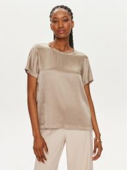 ViCOLO T-Shirt TB0040 Beżowy Regular Fit. Brązowe t-shirty ViCOLO, l, bez wzorów, z wiskozy, bez kołnierzyka, bez ramiączek. Za 199.99 zł.