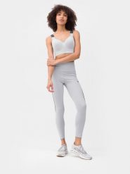 4F Legginsy do biegania szybkoschnące damskie XL. Szare legginsy 4f, xl, bez wzorów, z podwyższonym stanem. Za 169.99 zł.