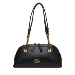 Torebka KARL LAGERFELD. Czarne torebki klasyczne KARL LAGERFELD, bez wzorów, bez dodatków. Za 1,499.00 zł.