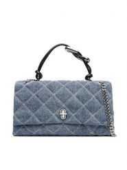 Marc Jacobs Torebka The Quilted Denim Dual Convertible 2P5HCR019H03 Niebieski. Niebieskie torebki klasyczne Marc Jacobs, bez wzorów, z denimu, bez dodatków. Za 2,629.00 zł.