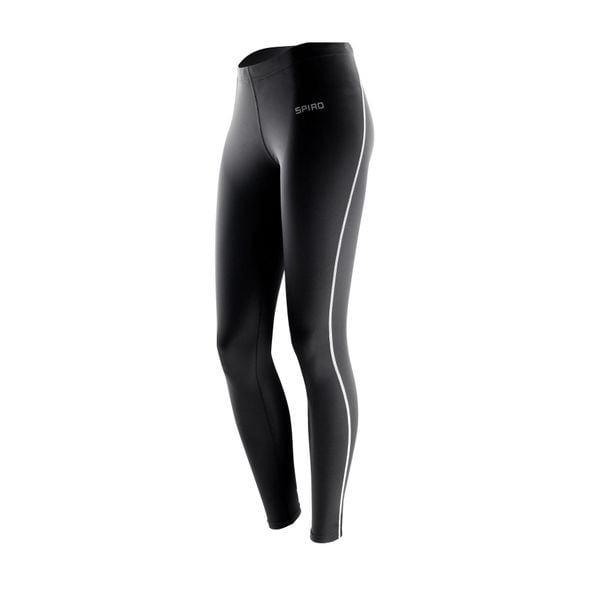 Damskie legginsy Spiro. Czarne legginsy SPIRO, xl, bez wzorów, z materiału. Za 99.70 zł.