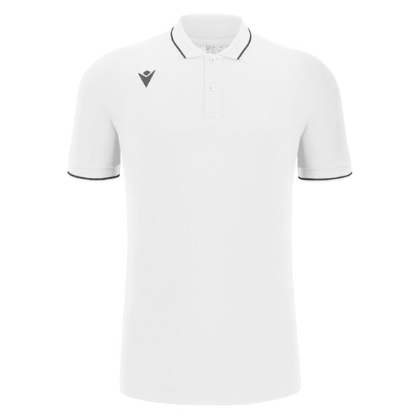 Polo Macron Comedy Eco. Białe koszulki polo Macron, bez wzorów, bez kołnierzyka, bez ramiączek. Za 198.00 zł.