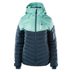 Kurtka narciarska damska Elbrus Estella W - zielona, Rozmiar S. Zielone kurtki narciarskie ELBRUS, m, bez wzorów, z materiału, bez kaptura, narciarskie, primaloft. Za 480.99 zł.